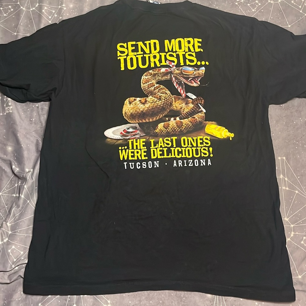 Tucson Arizona rattlesnake graphic T-shirt